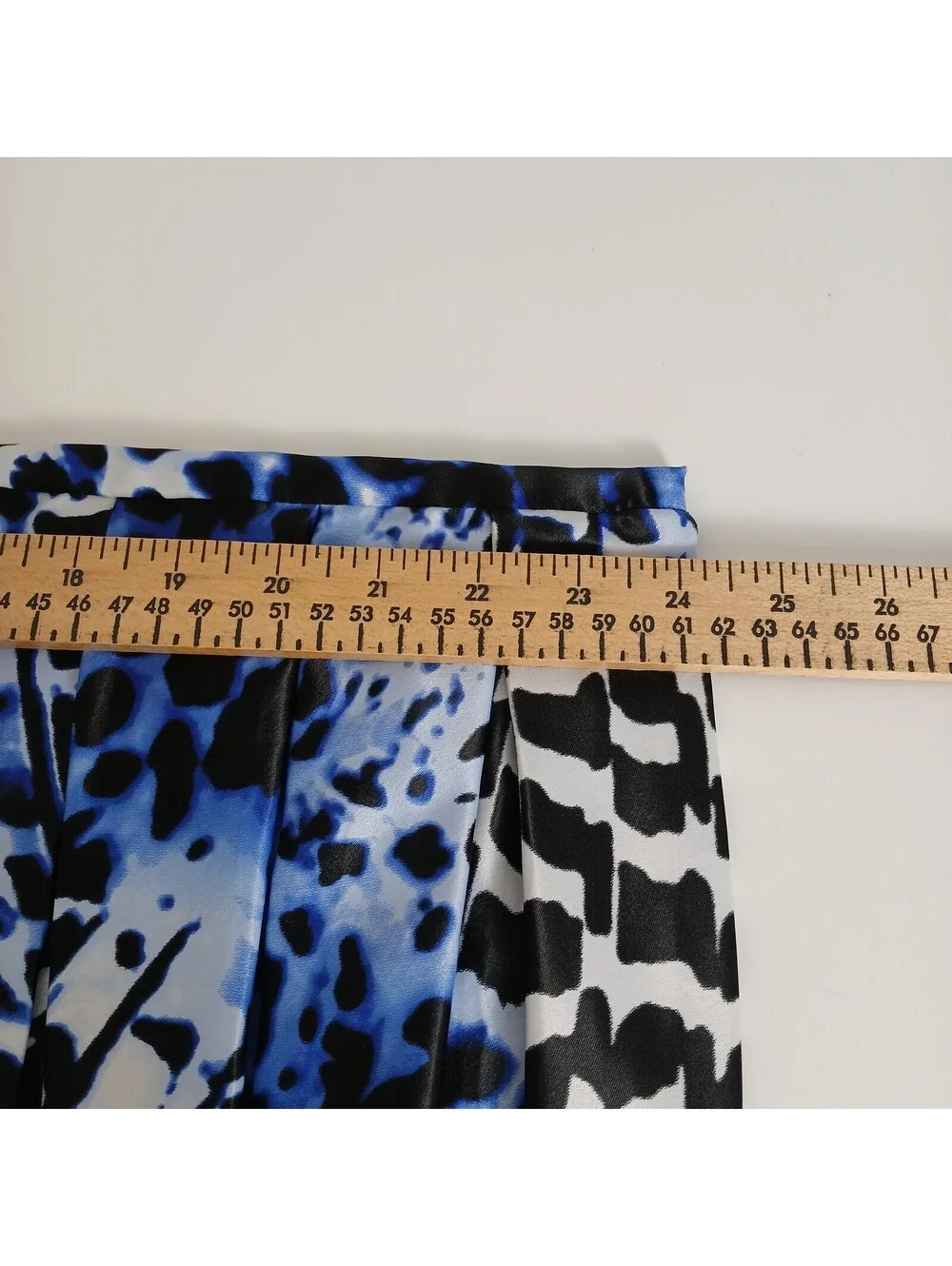 Snap Strapless Tube Dress Women Medium Blue Animal Print Mini Dress - Picture 8 of 9